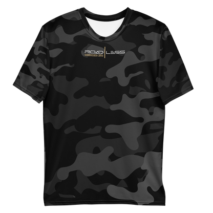 Herren-T-Shirt (black camo Road Less)
