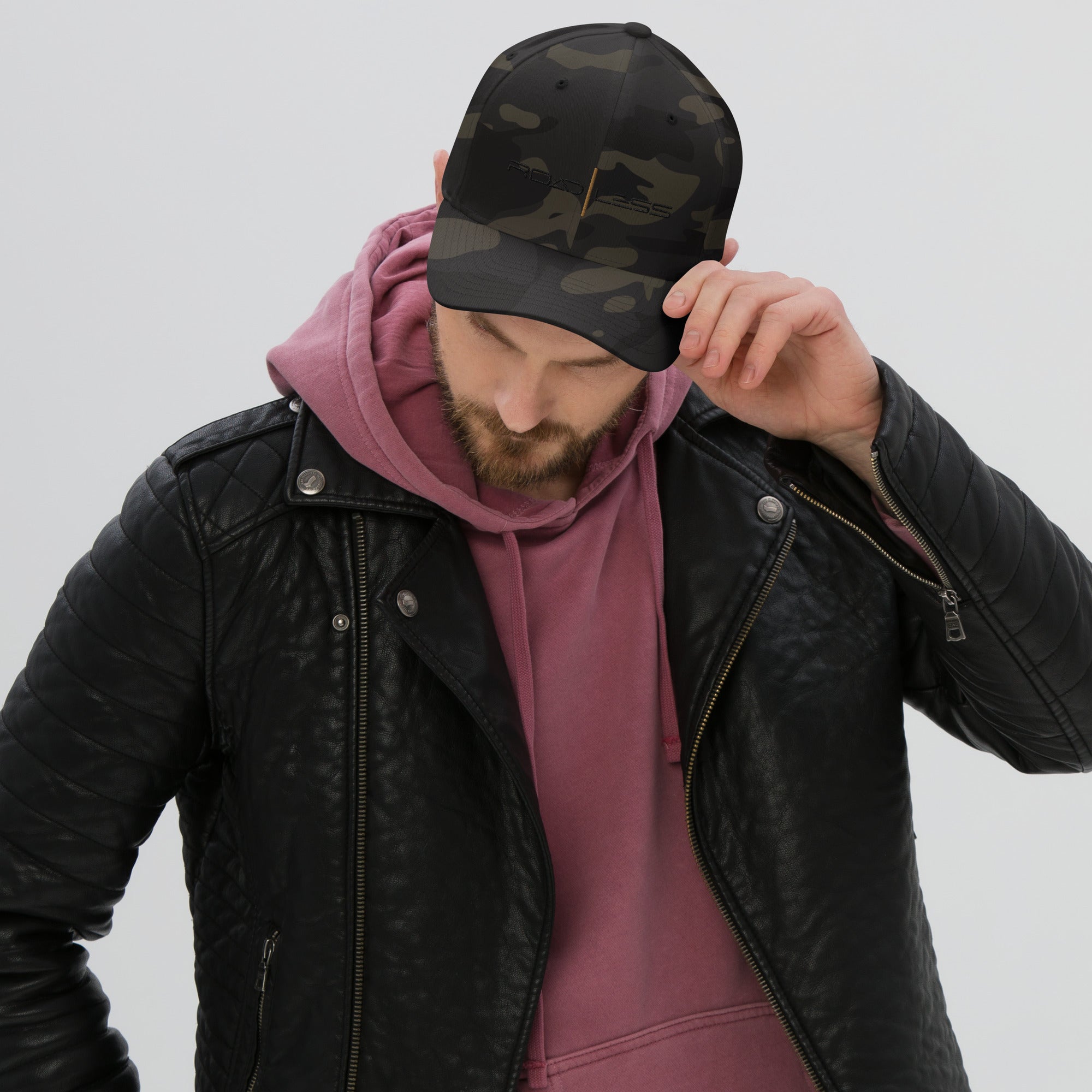 Strukturierte Cord-Cap (Road Less black)