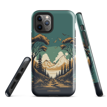 Hardcase iPhone® Handyhülle (Mountain River)