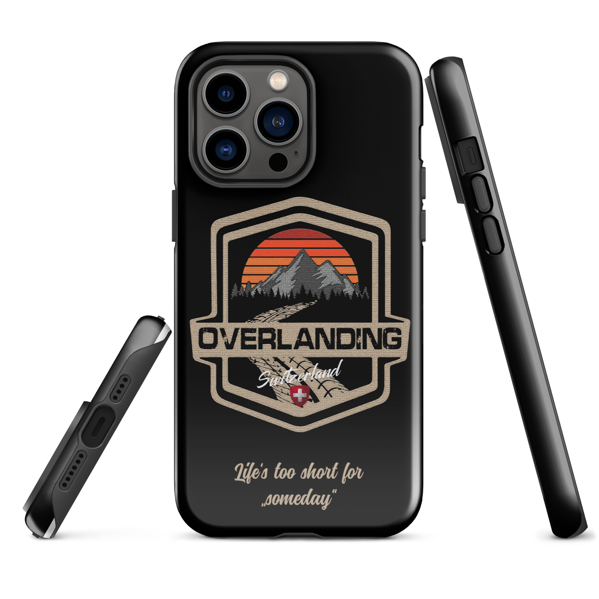 Hardcase iPhone® Handyhülle (Overlanding Switzerland)
