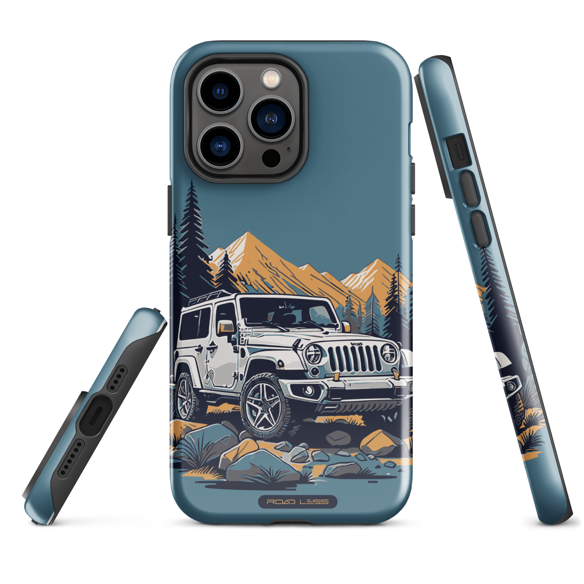 Hardcase iPhone® Handyhülle (Mountains Jeep)