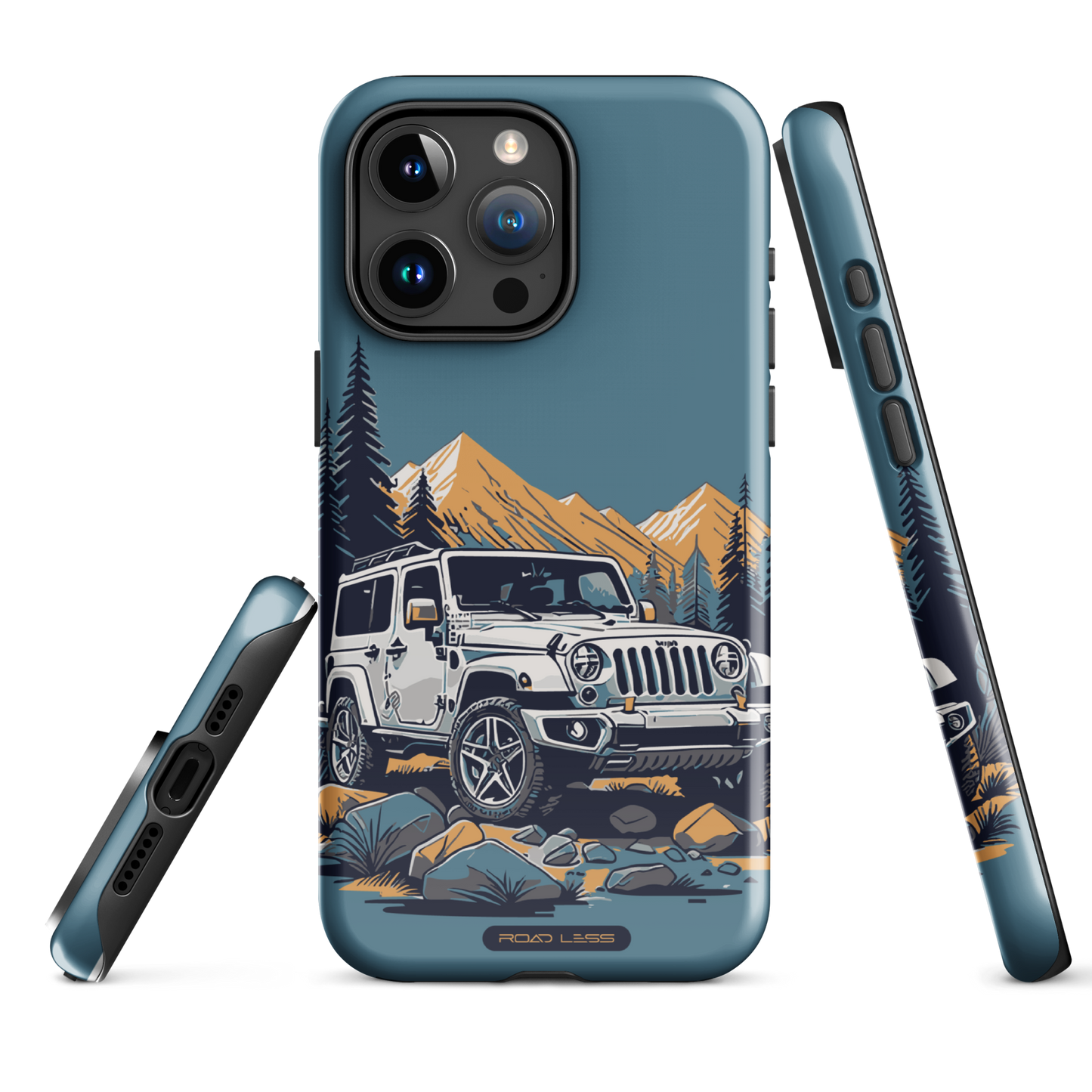 Hardcase iPhone® Handyhülle (Mountains Jeep)