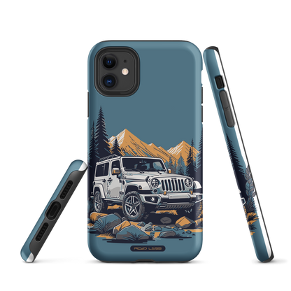 Hardcase iPhone® Handyhülle (Mountains Jeep)