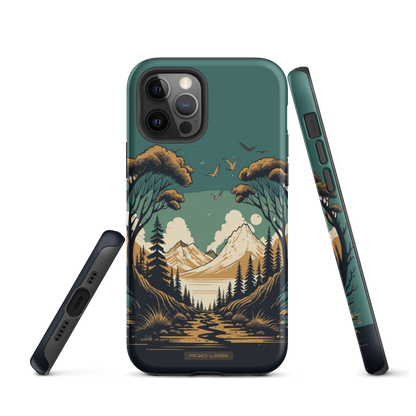 Hardcase iPhone® Handyhülle (Mountain River)