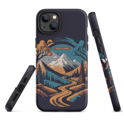 Hardcase iPhone® Handyhülle (Mountains Gravelroad)