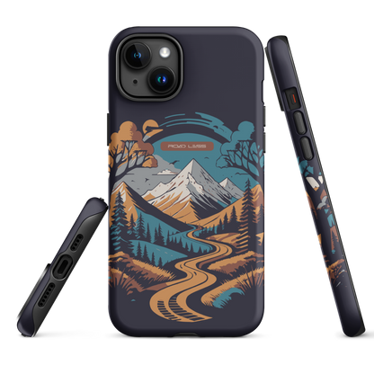 Hardcase iPhone® Handyhülle (Mountains Gravelroad)
