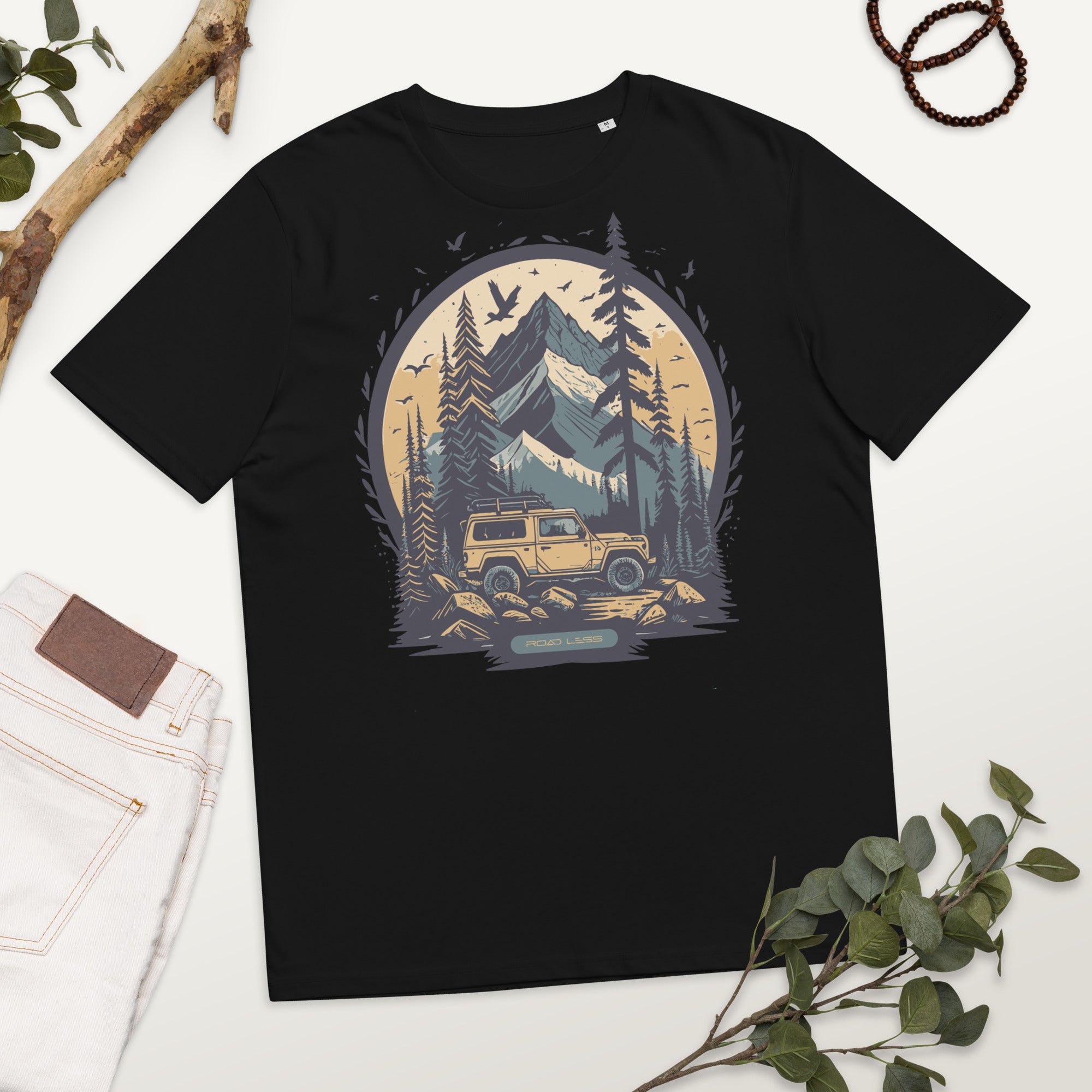 Unisex-Bio-Baumwoll-T-Shirt (Forest Overland)