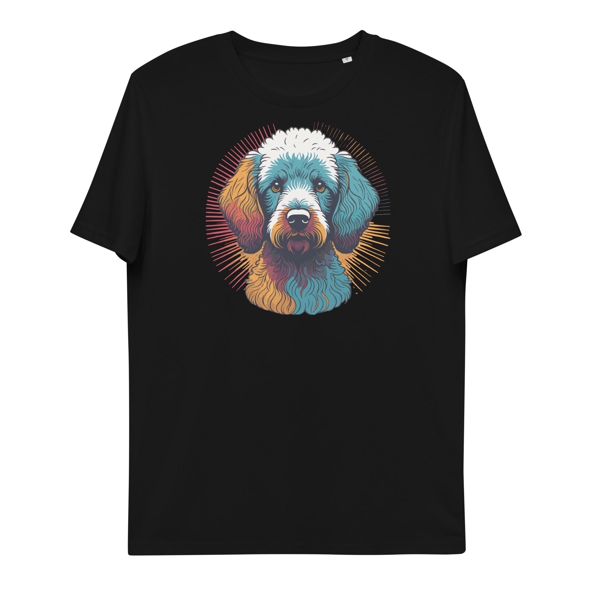 Unisex-Bio-Baumwoll-T-Shirt (Pudel)