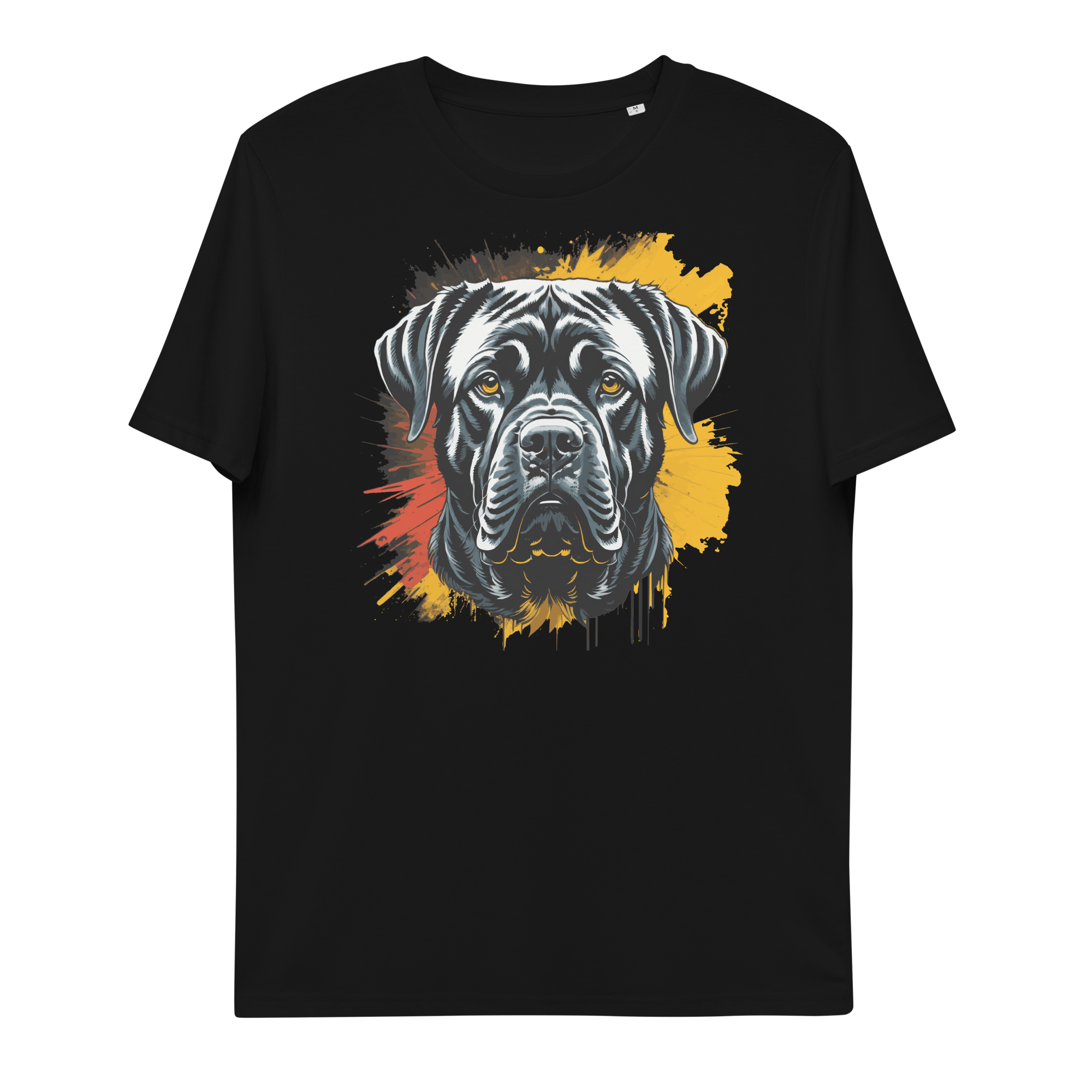 Unisex-Bio-Baumwoll-T-Shirt (Deutsche Dogge)