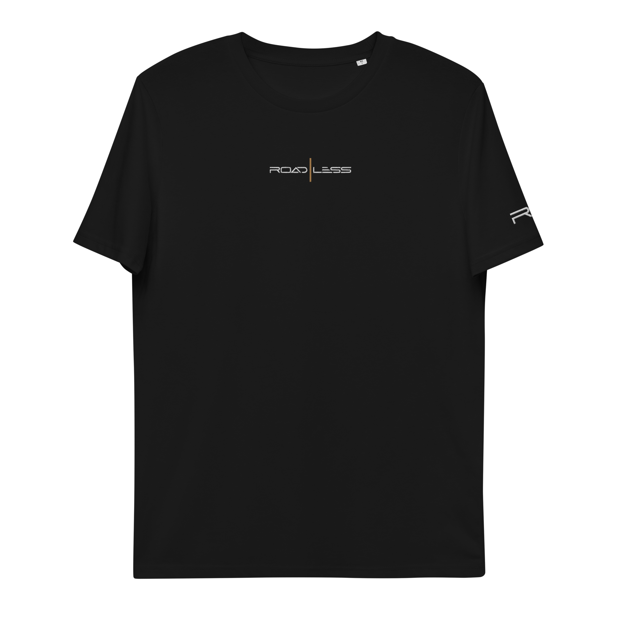 Unisex-Bio-Baumwoll-T-Shirt (Road Less GESTICKT)
