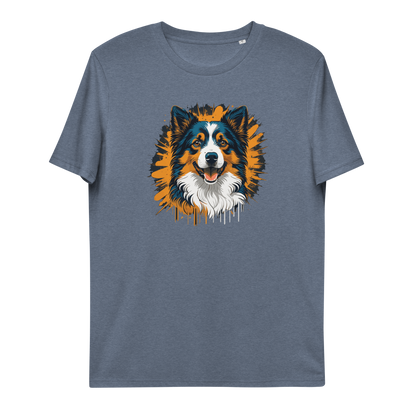 Unisex-Bio-Baumwoll-T-Shirt (Australian Shepherd)