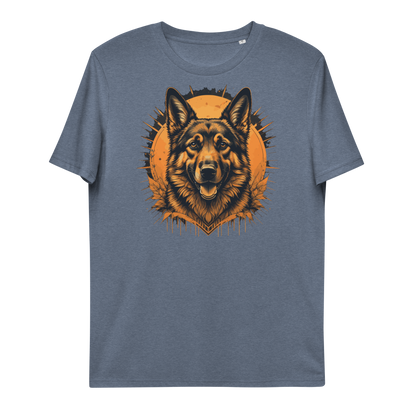 Unisex-Bio-Baumwoll-T-Shirt (Schäferhund)