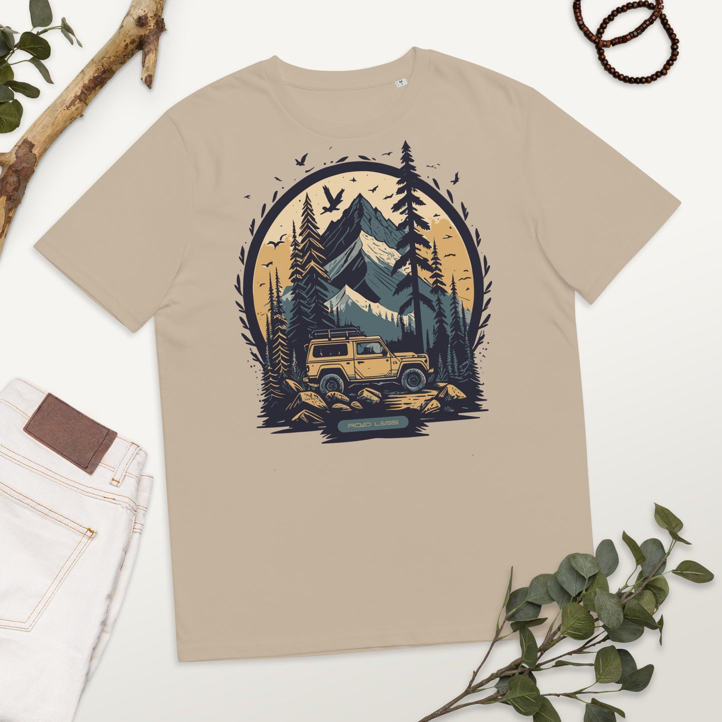 Unisex-Bio-Baumwoll-T-Shirt (Forest Overland)