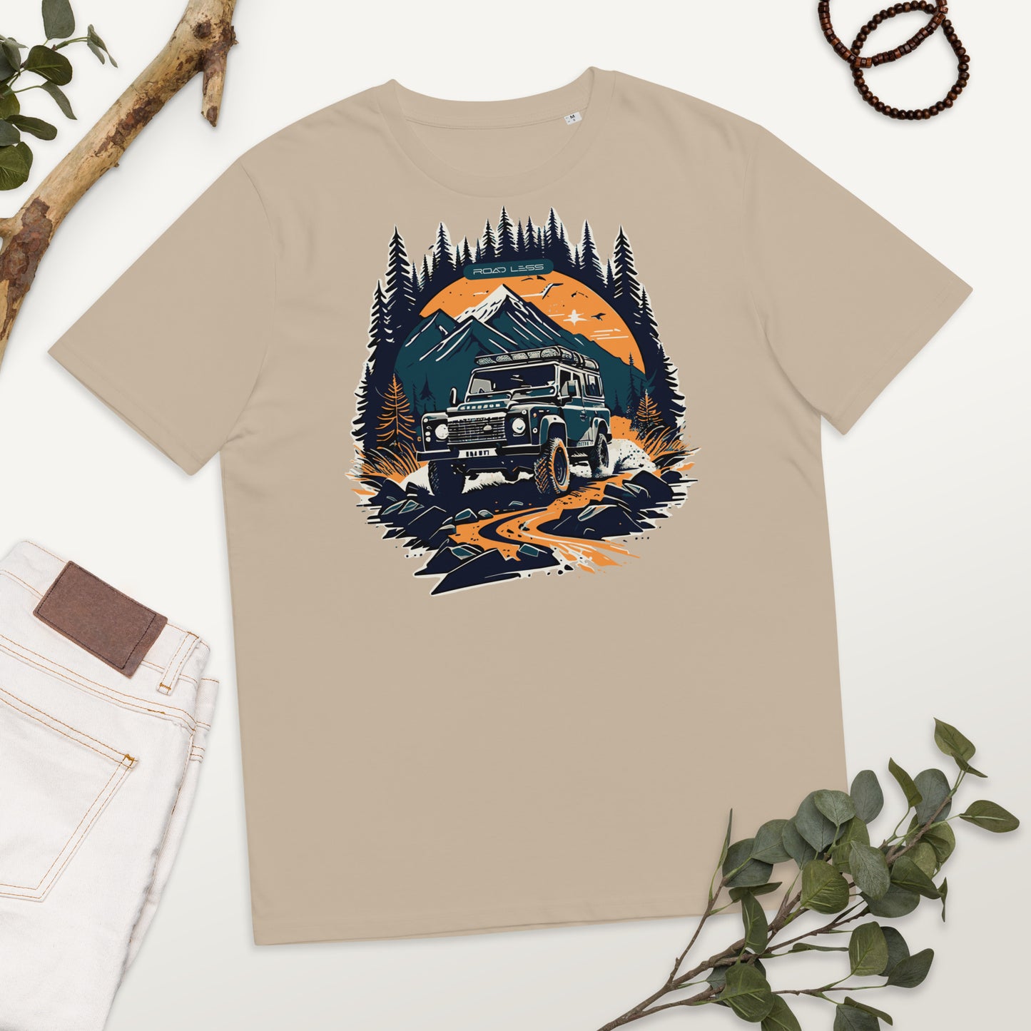 Unisex-Bio-Baumwoll-T-Shirt (Mountains Defender)