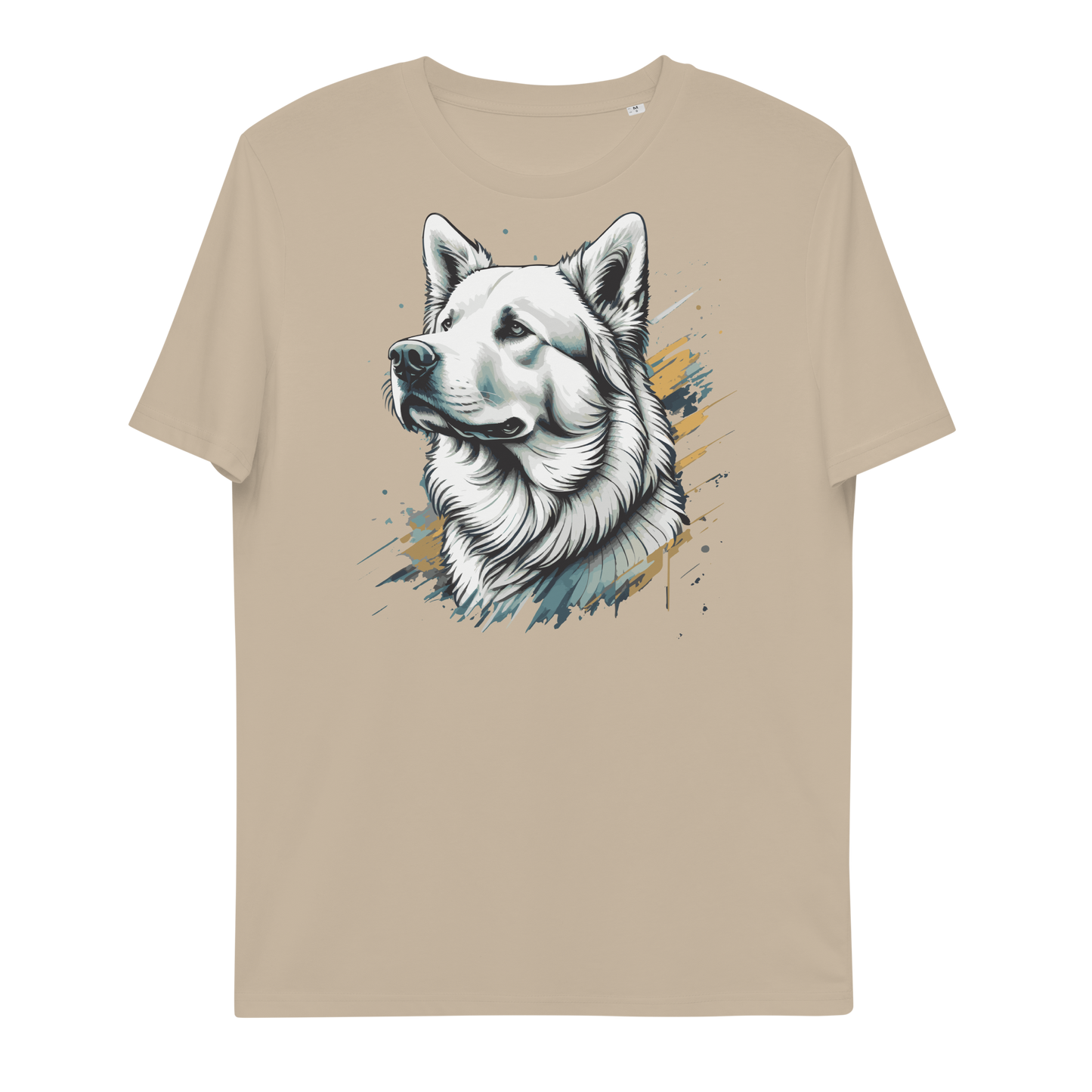 Unisex-Bio-Baumwoll-T-Shirt (Schweizer Schäferhund)