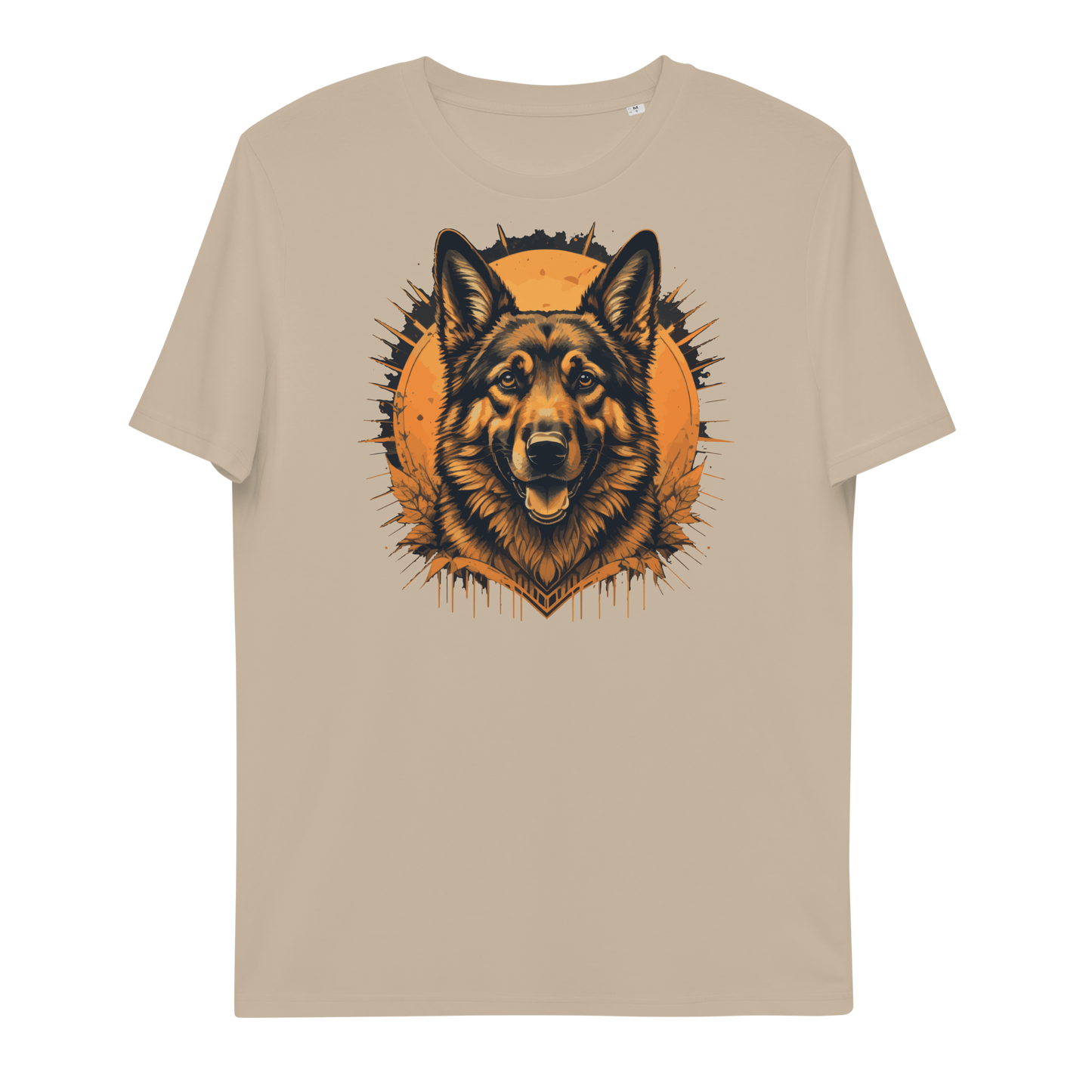 Unisex-Bio-Baumwoll-T-Shirt (Schäferhund)