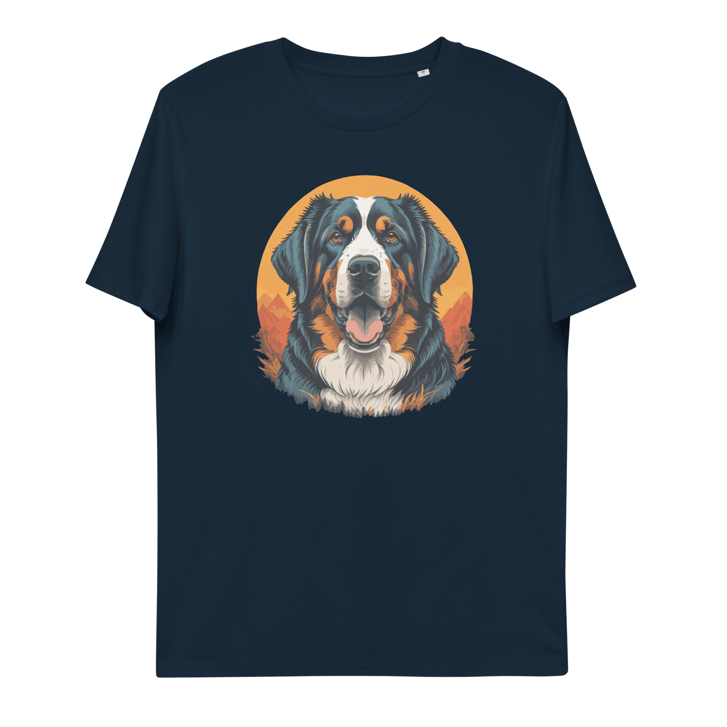 Unisex-Bio-Baumwoll-T-Shirt (Berner Sennenhund)
