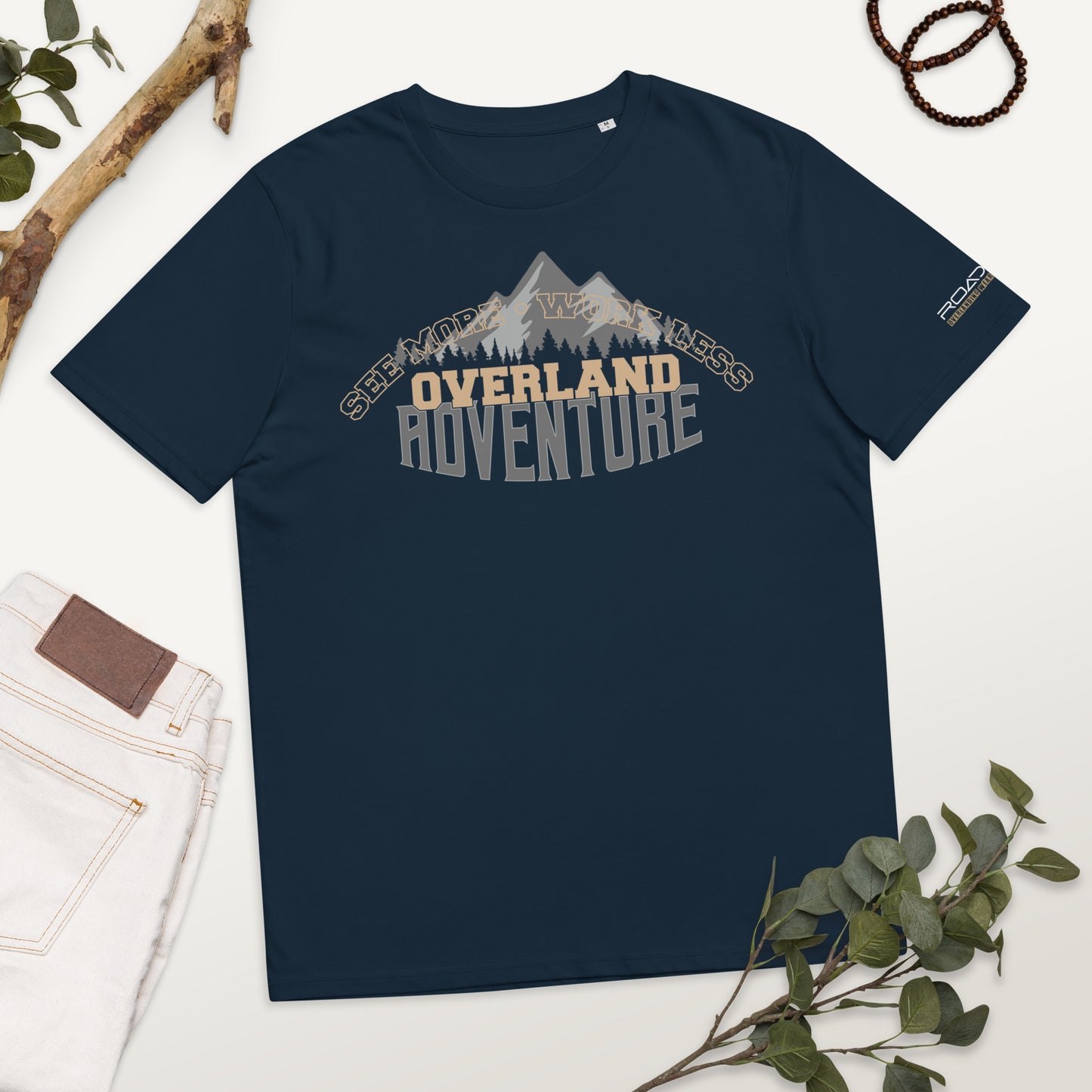 Unisex-Bio-Baumwoll-T-Shirt (Overland Adventure)