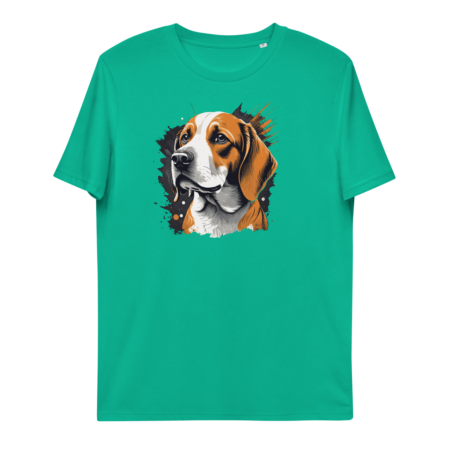Unisex-Bio-Baumwoll-T-Shirt (Beagle)