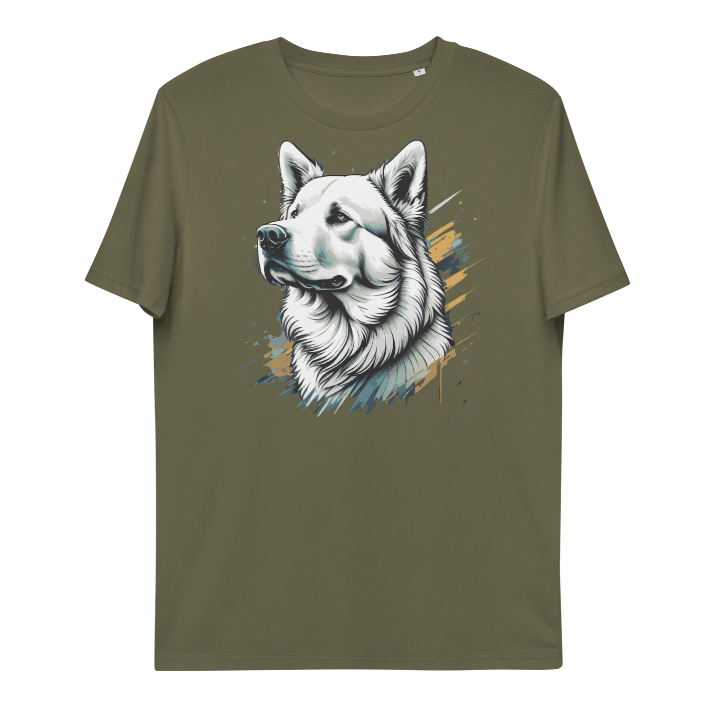 Unisex-Bio-Baumwoll-T-Shirt (Schweizer Schäferhund)