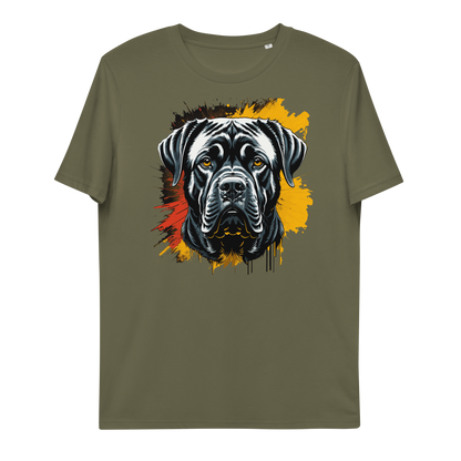 Unisex-Bio-Baumwoll-T-Shirt (Deutsche Dogge)
