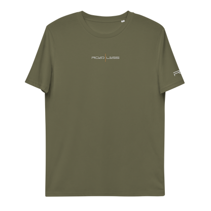 Unisex-Bio-Baumwoll-T-Shirt (Road Less GESTICKT)