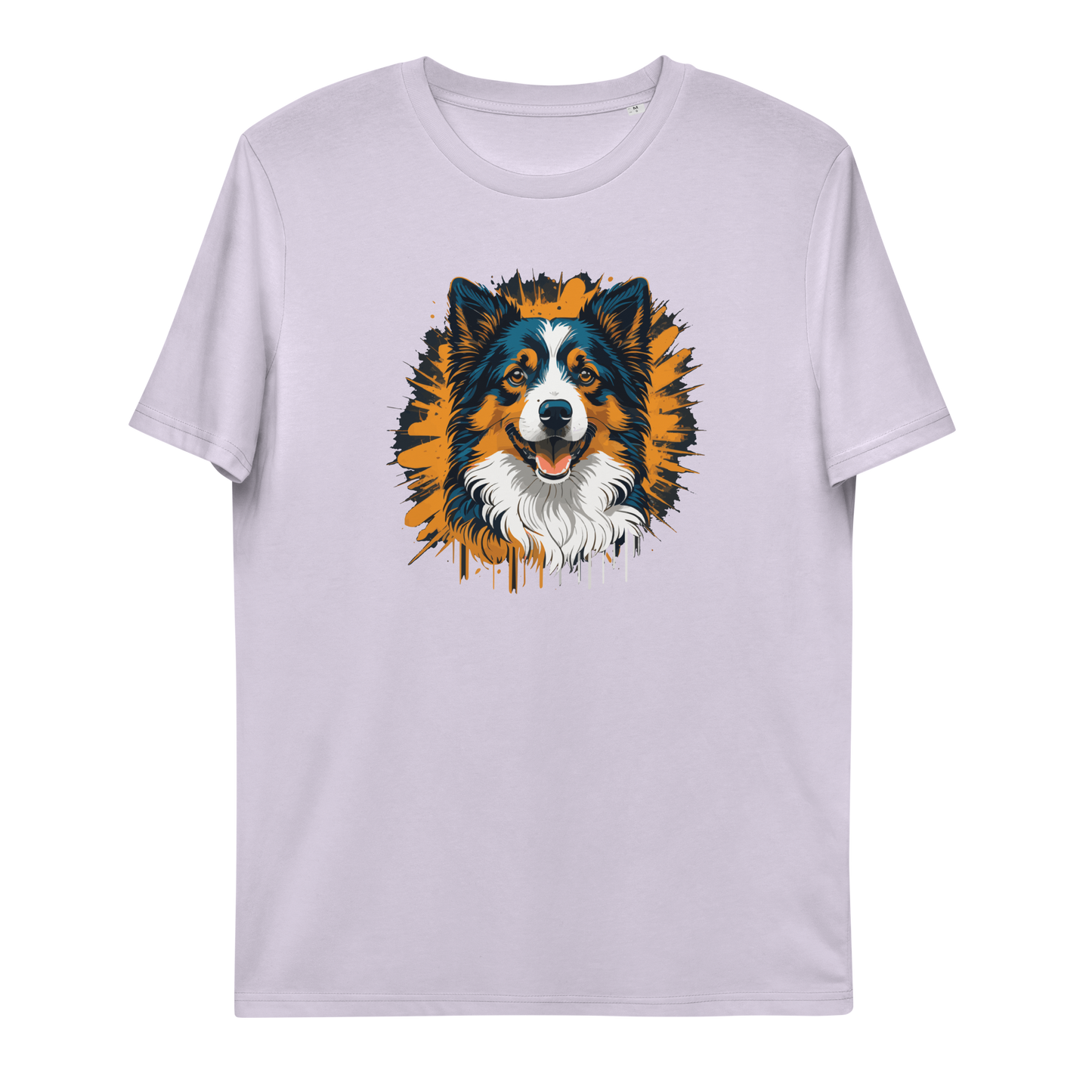 Unisex-Bio-Baumwoll-T-Shirt (Australian Shepherd)