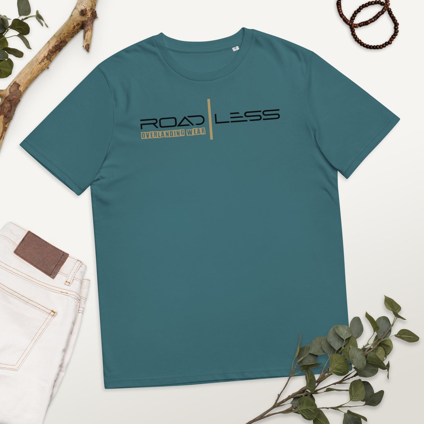 Unisex-Bio-Baumwoll-T-Shirt (Road Less black)