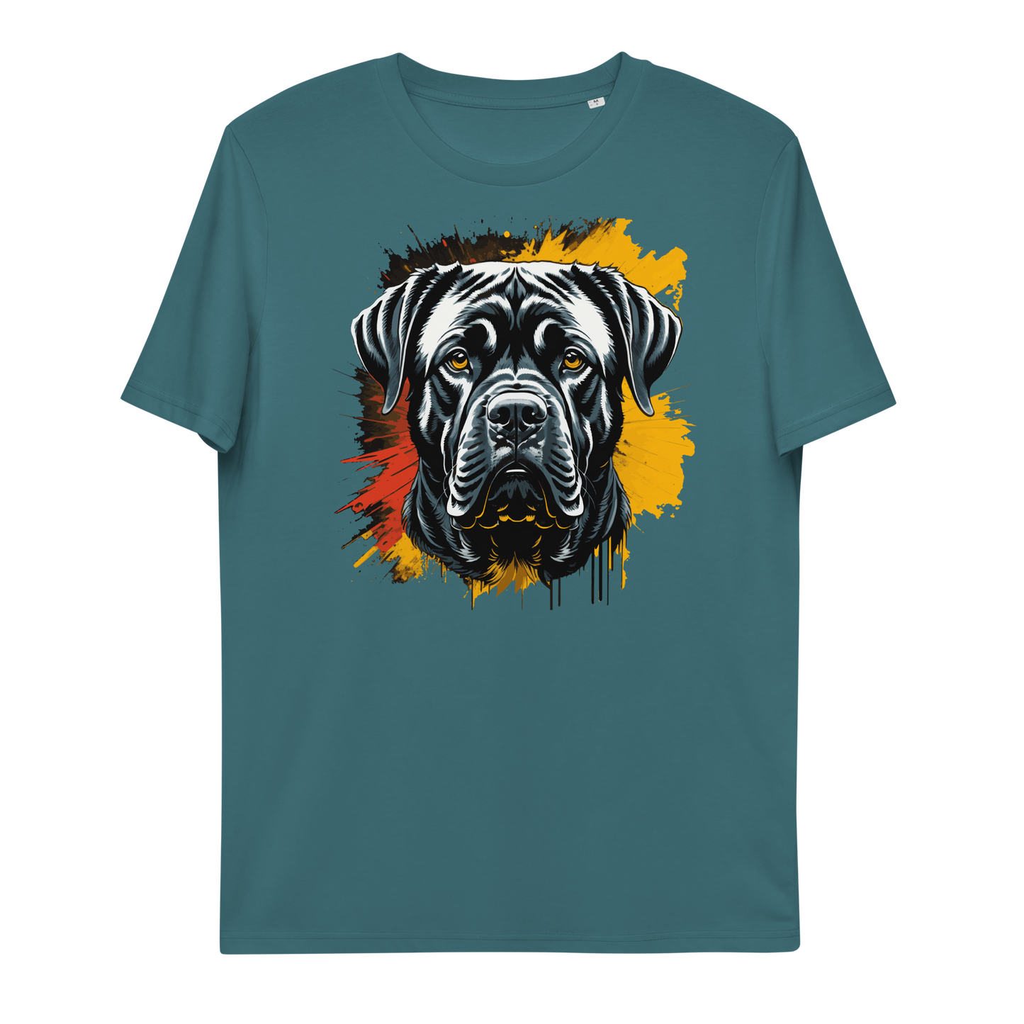 Unisex-Bio-Baumwoll-T-Shirt (Deutsche Dogge)