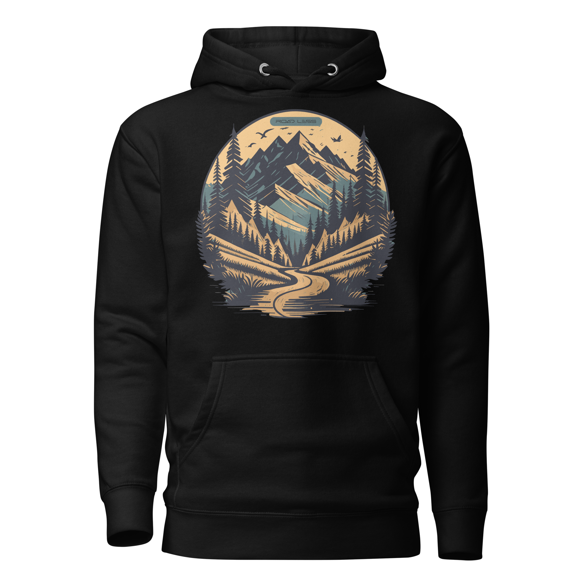 Unisex-Kapuzenpullover (Sand Road)