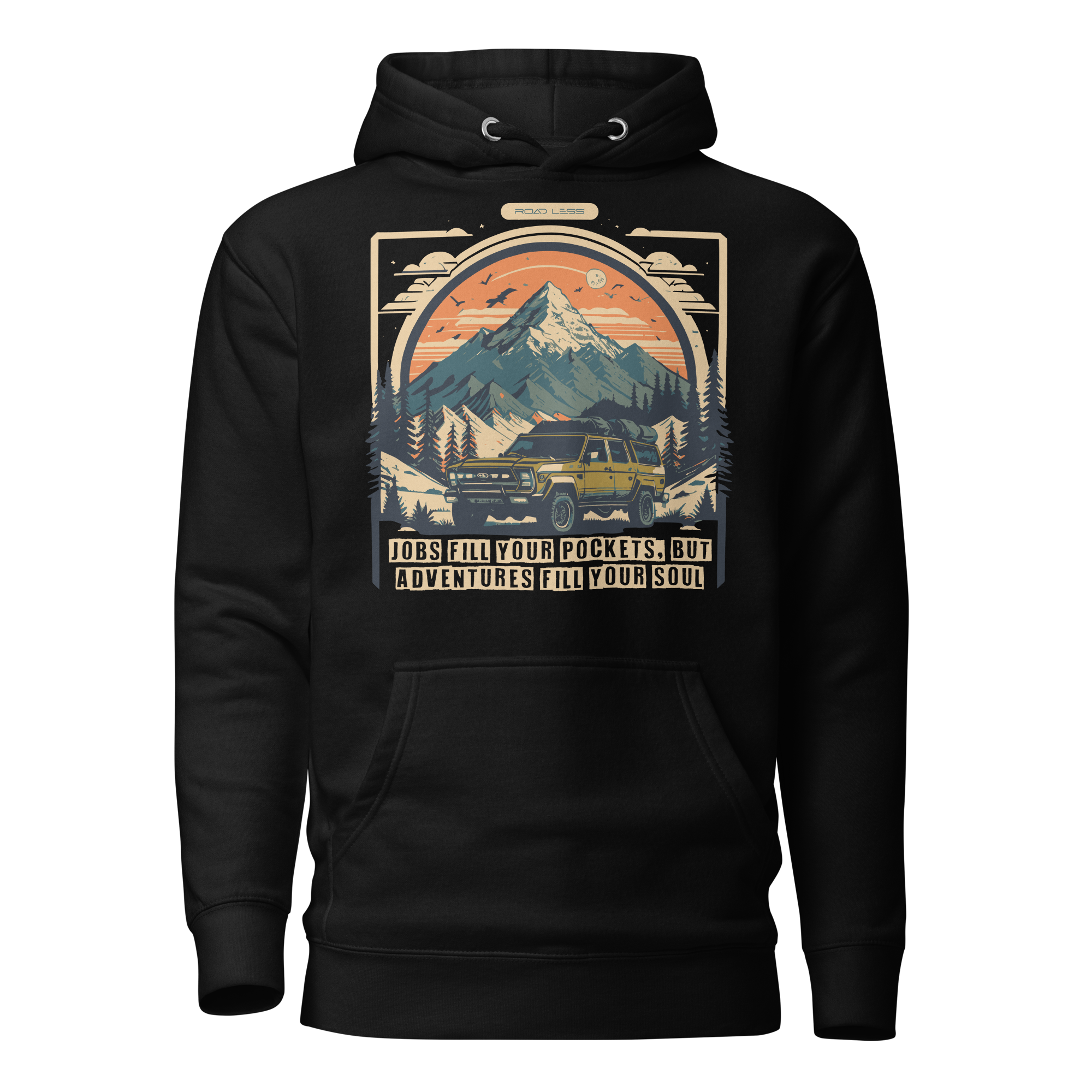Unisex-Kapuzenpullover (Jobs fill your pockets...)