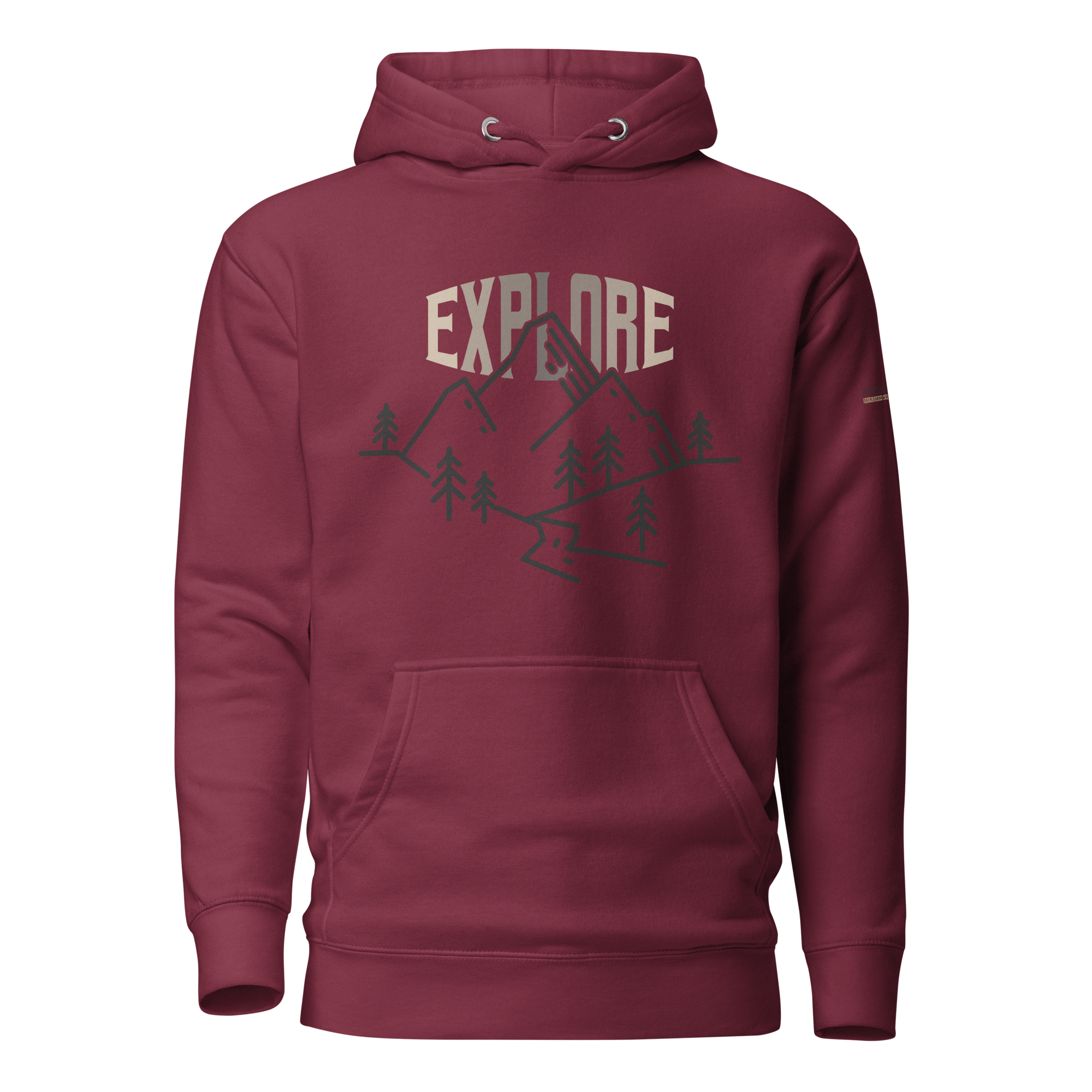 Unisex-Kapuzenpullover (Explore black)